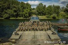 V�cvik 1. pont�novej roty a N�rodn�ch obrann�ch s�l