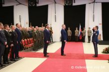 Velite�sk� zhroma�denie n��eln�ka Gener�lneho �t�bu OS SR za ��asti prezidenta